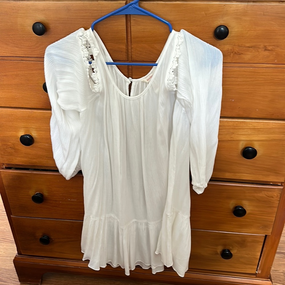 Off the shoulder blouse in cream